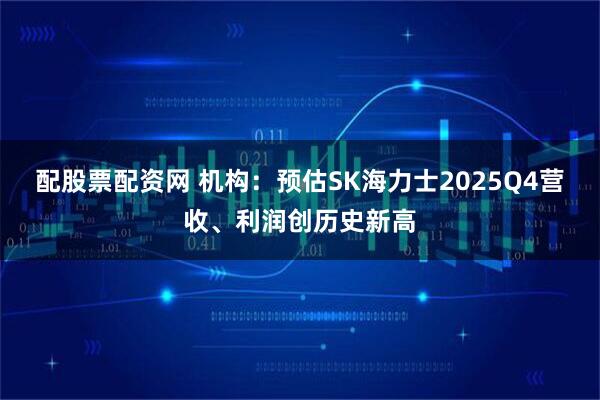 配股票配资网 机构：预估SK海力士2025Q4营收、利润创历史新高